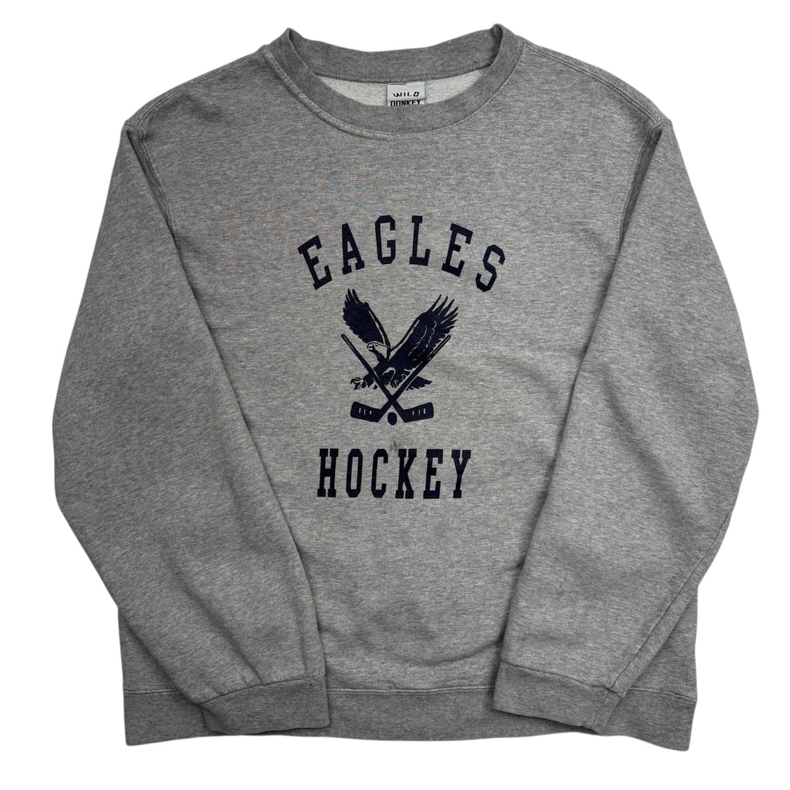와일드동키 이글스 프린팅 그레이 스웻셔츠 L 상품이미지1