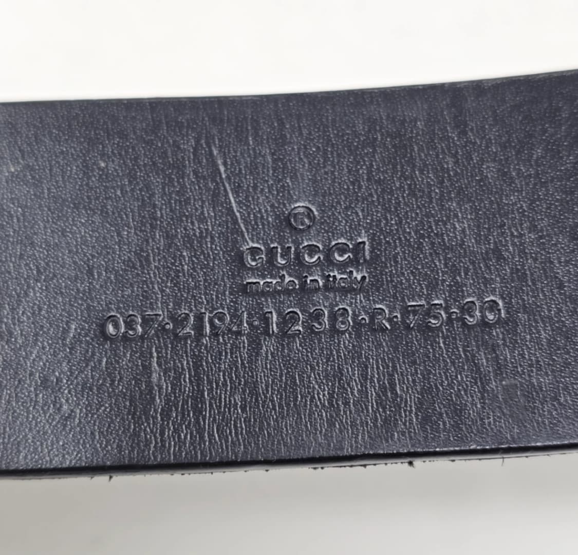 구찌 인터로킹 G 버클 벨트 블랙 상품이미지5