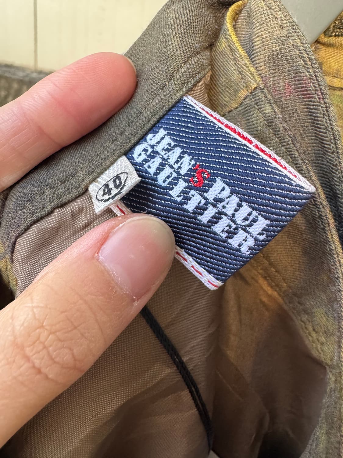 90‘s 장폴고티에 랩 플리츠 스커트 상품이미지8