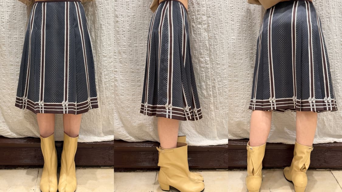 Satin dot midi skirt 상품이미지7