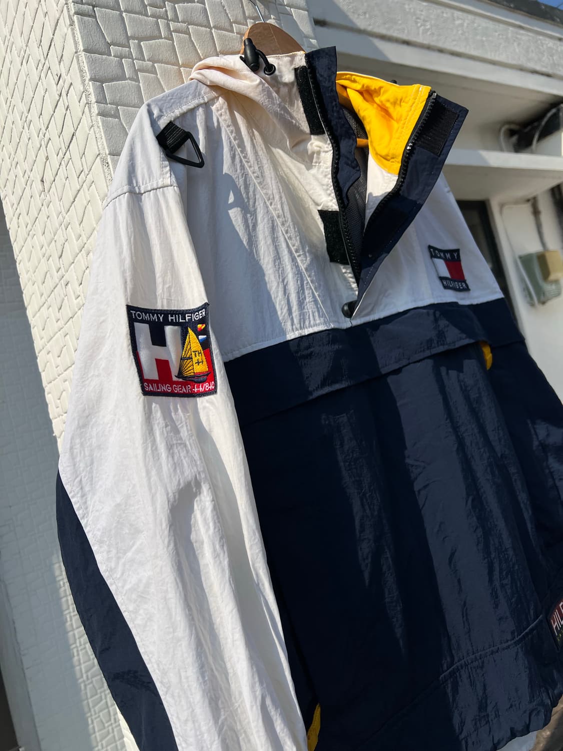 90s 올드스쿨 타미힐피거 세일링기어 윈드자켓 상품이미지3