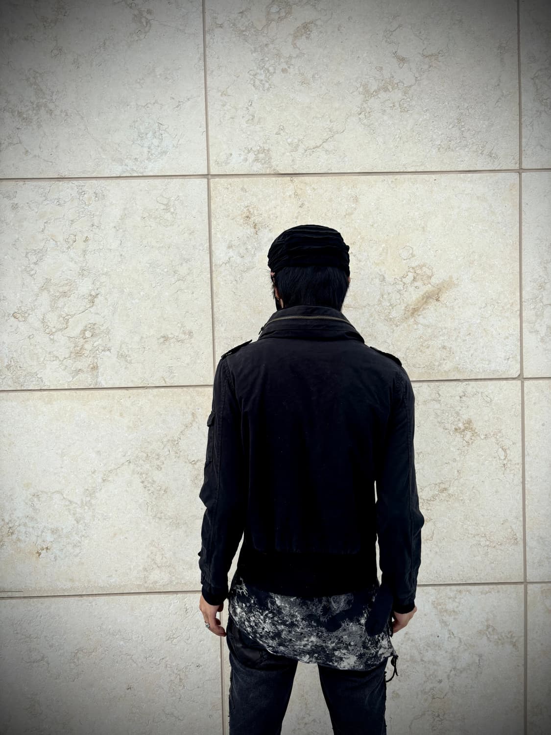 “Vintage” 00’s Gimmick Design Black Jk 상품이미지5
