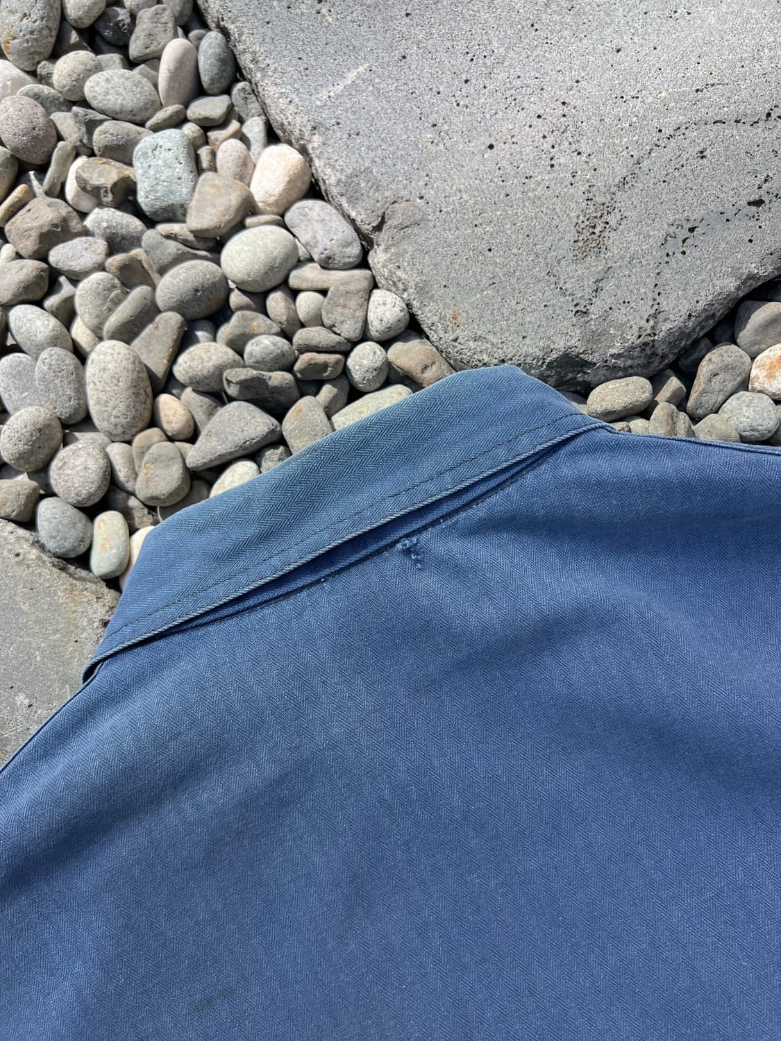 FADED VINTAGE WASHING HBT 헤링본트윌프렌치워크자켓 상품이미지10