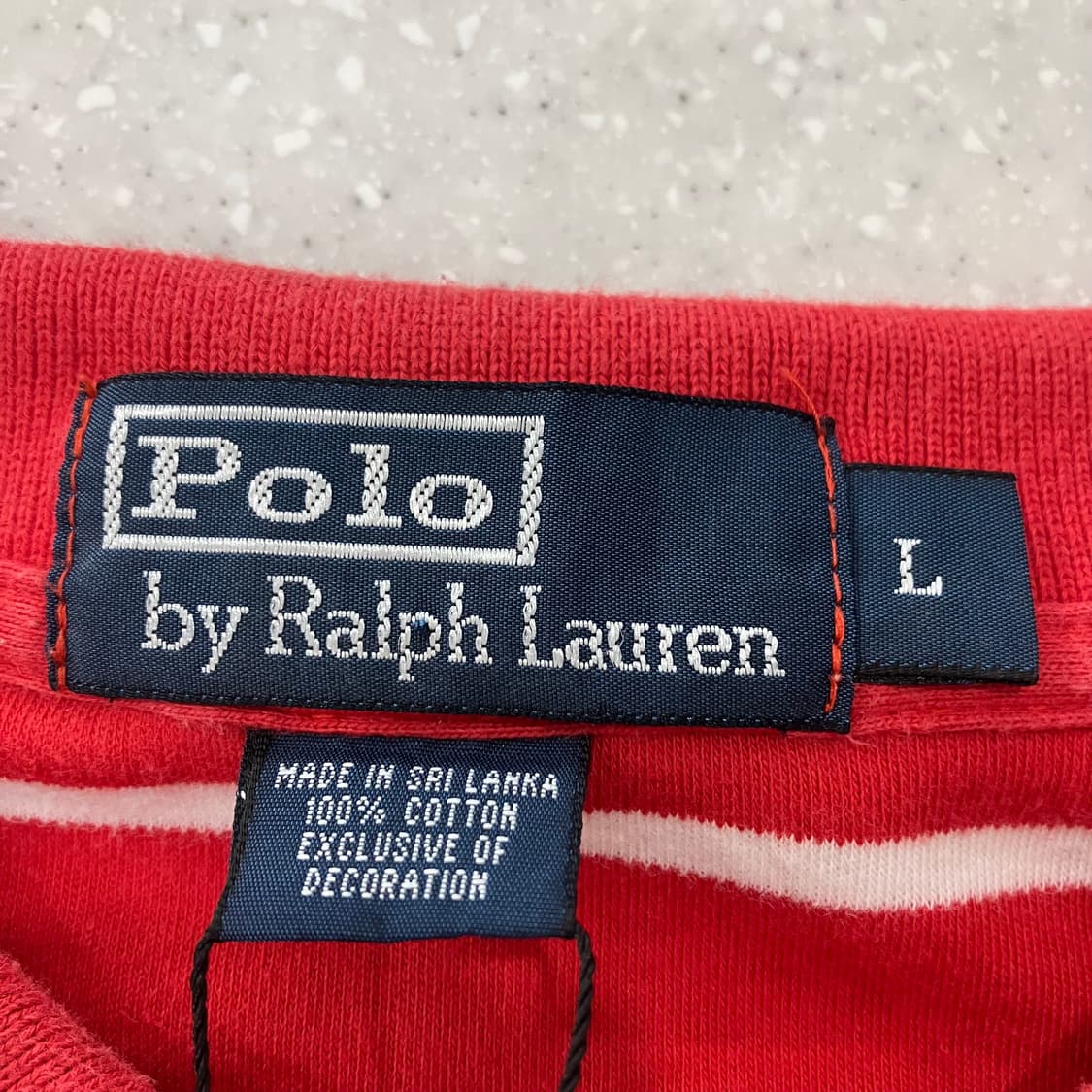 267 폴로 레드 스트라이프 반팔 카라티 pk 상품이미지3