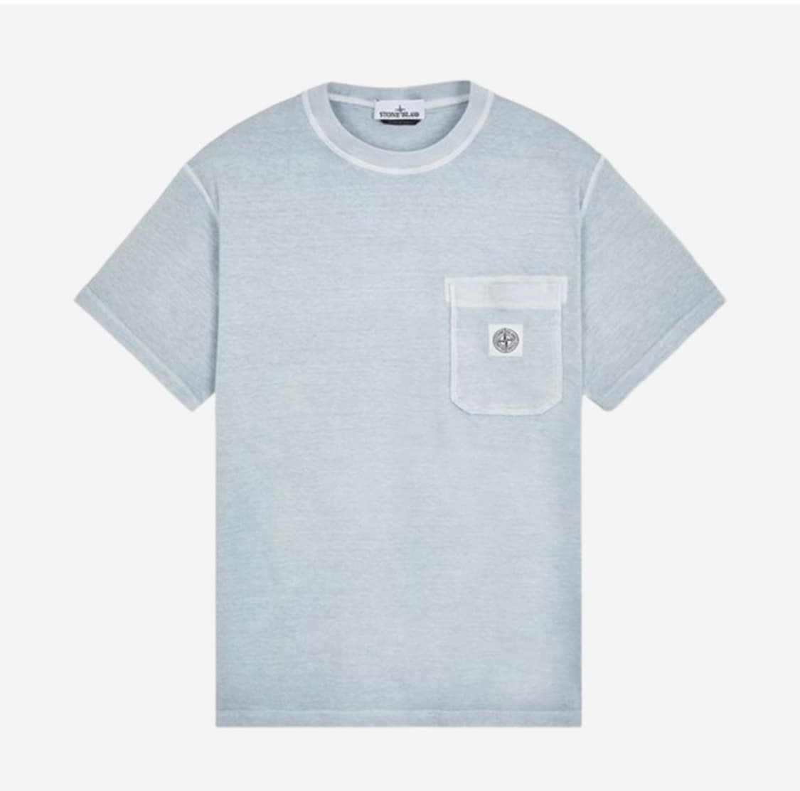 (새제품)스톤아일랜드 숏슬리브 오가닉 코튼 티셔츠(XL) - 24SS 상품이미지1