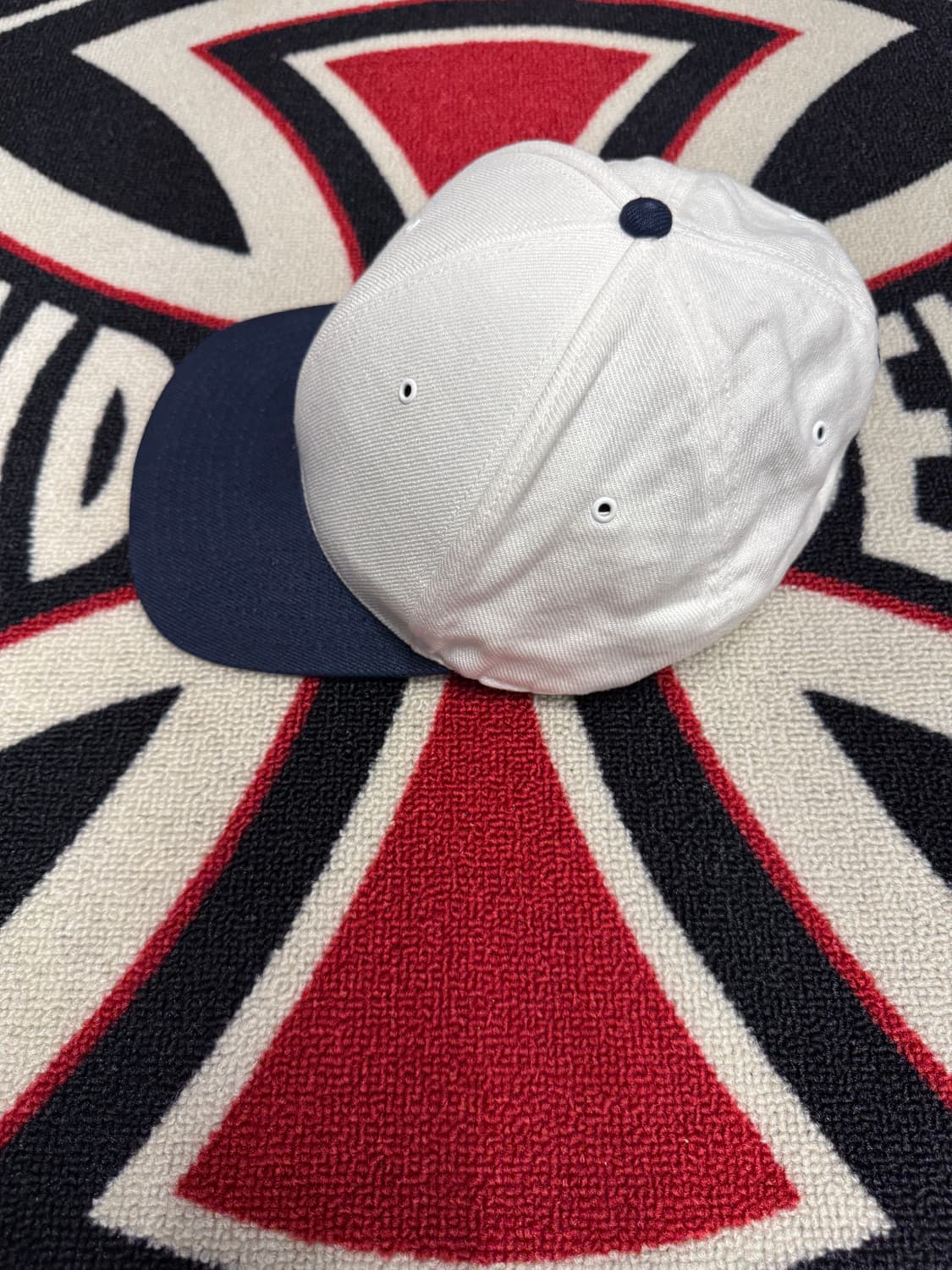 나나미카 15SS 볼캡 SUPS545 화이트 블루 메이드 인 재팬 상품이미지3