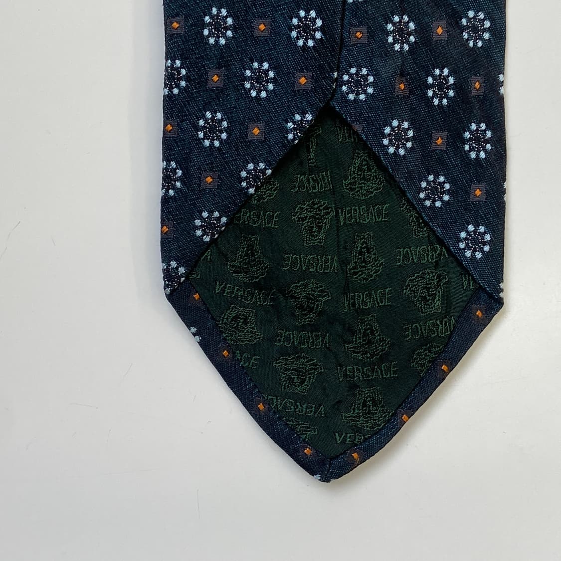 Versace 베르사체 정품 명품 넥타이 8.6cm 상품이미지7