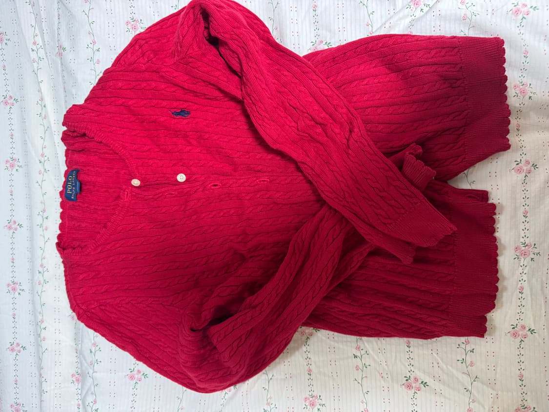 폴로꽈배기가디건 상품이미지1