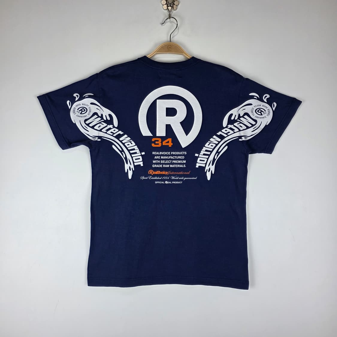 리얼보이스 워터 워리어 프린팅 반팔티 상품이미지1