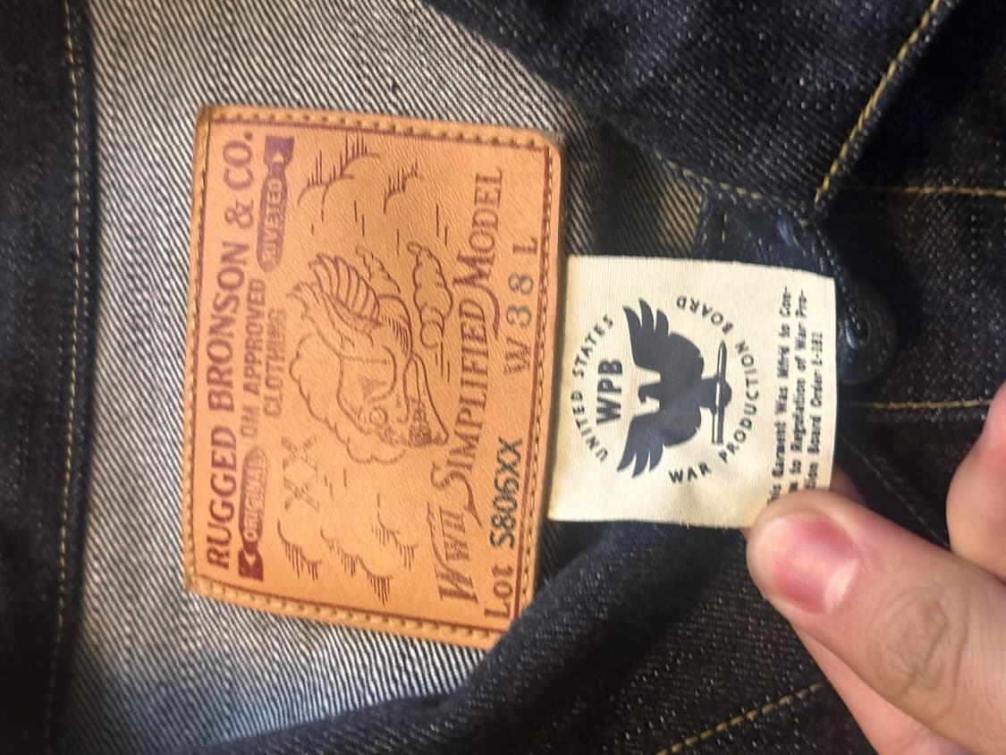 브론슨 데님 자켓 38사이즈  상품이미지4