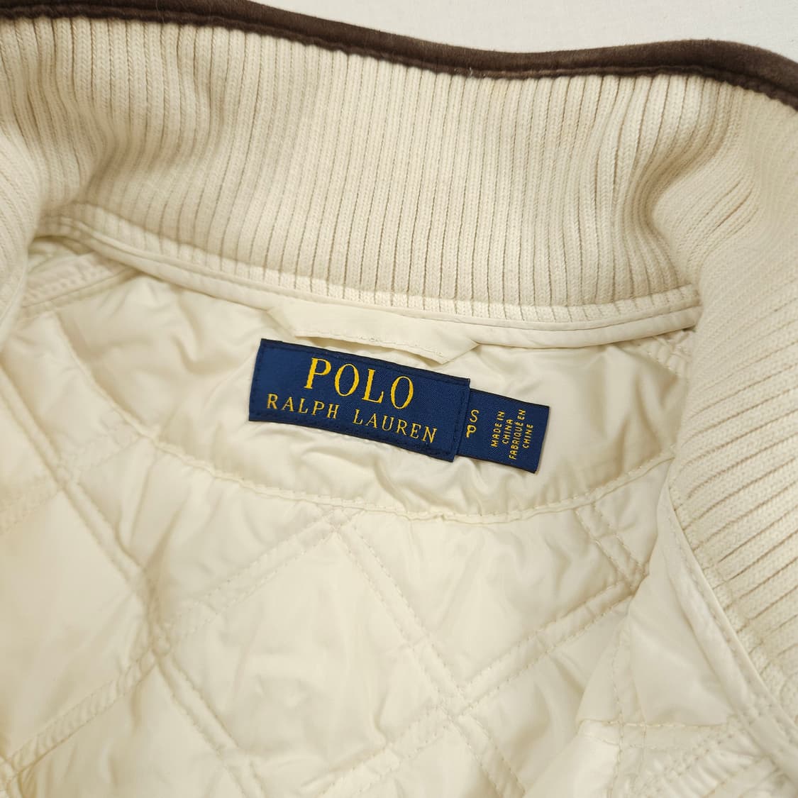 (여성S)폴로랄프로렌 퀄팅 베스트 아이보리 상품이미지5