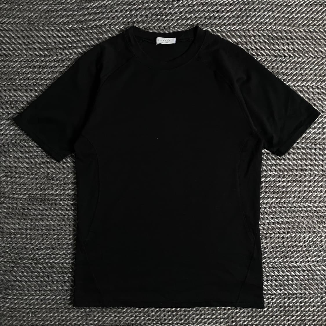 갬블 블랙 머슬핏 미니멀 티셔츠y 3170 상품이미지2