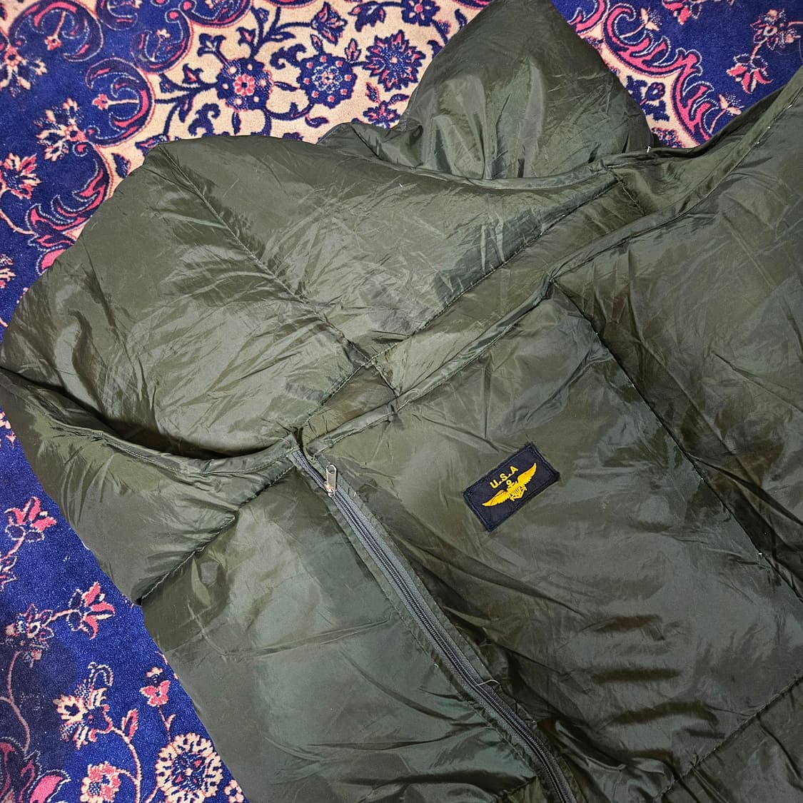 US ARMY USA 패치드 오리털 침낭 Free 상품이미지5