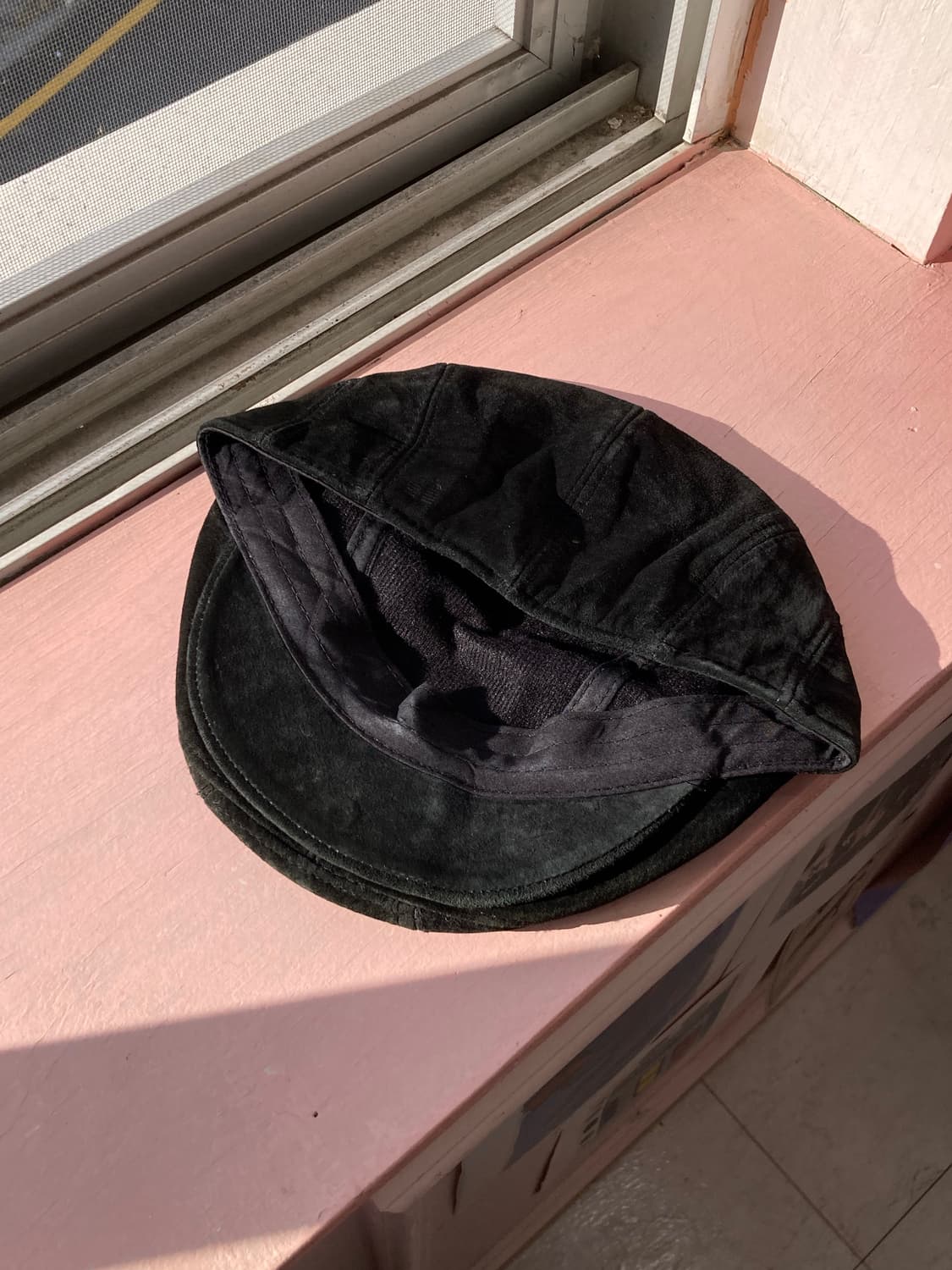 블랙 벨벳 헌팅캡 상품이미지3