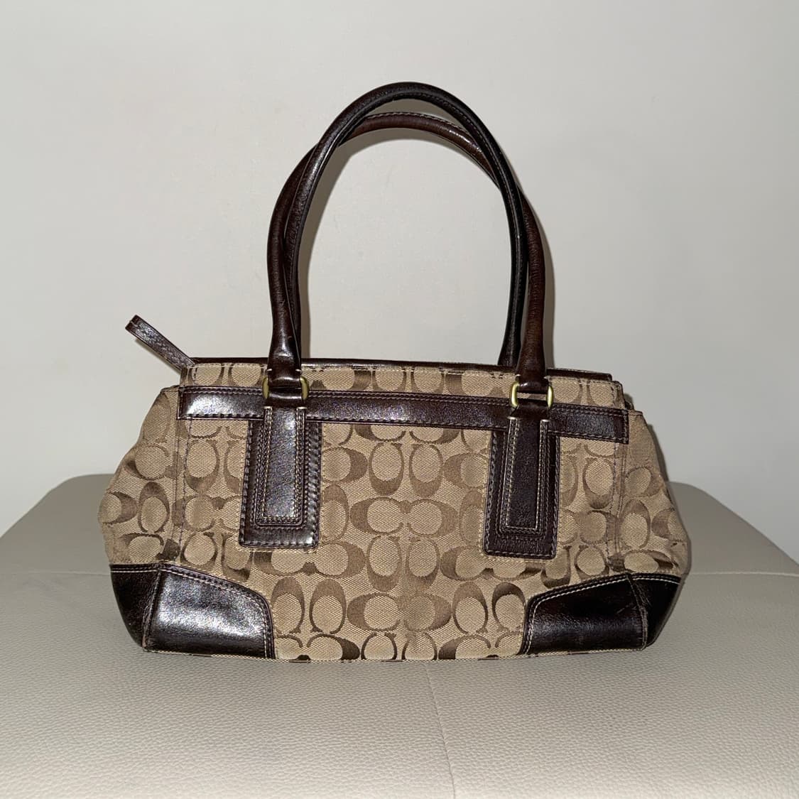 빈티지 코치 모노그램 토트백 y2k 갸루가방 소녀룩 상품이미지2