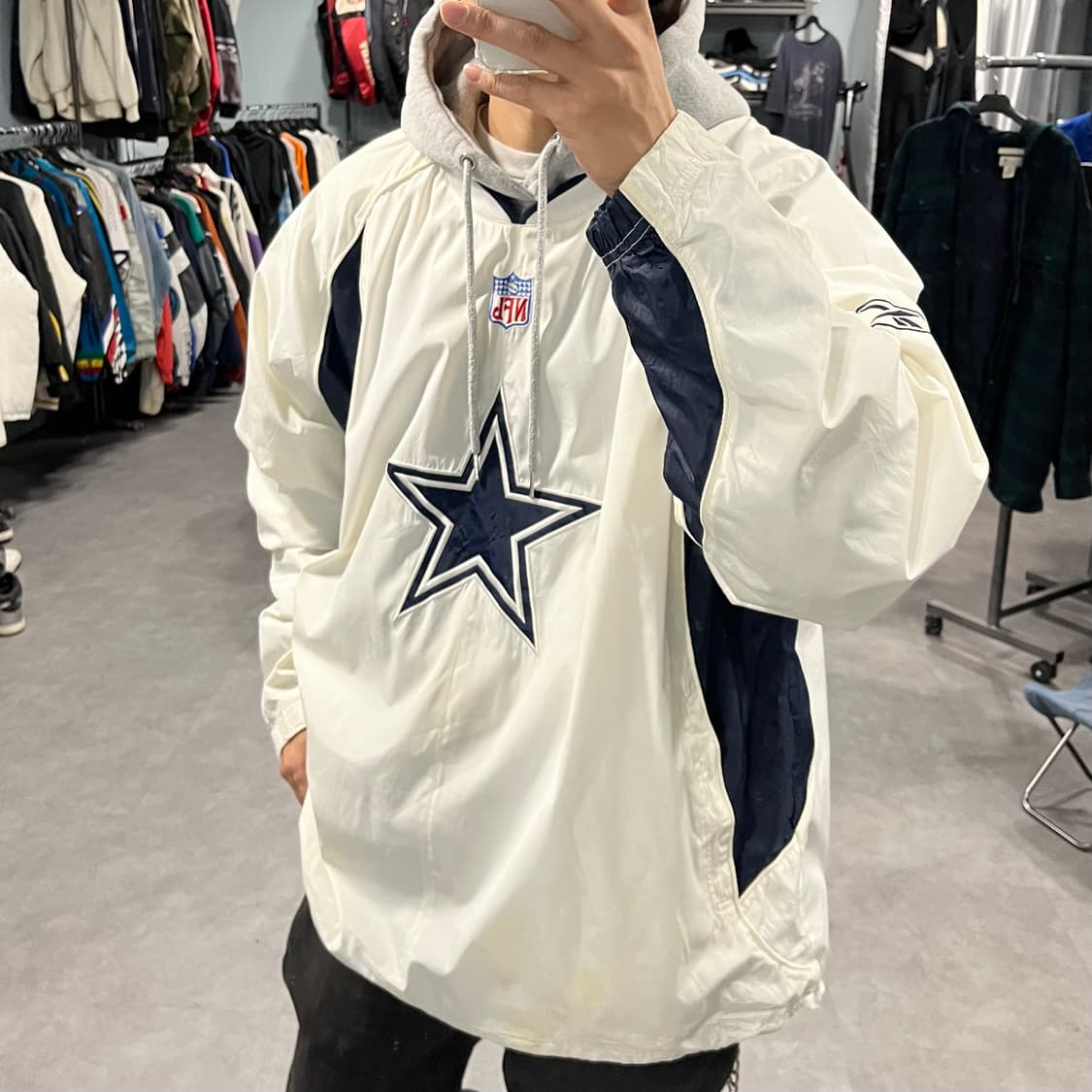 리복 NFL 웜업 바람막이 (110-115) 상품이미지9