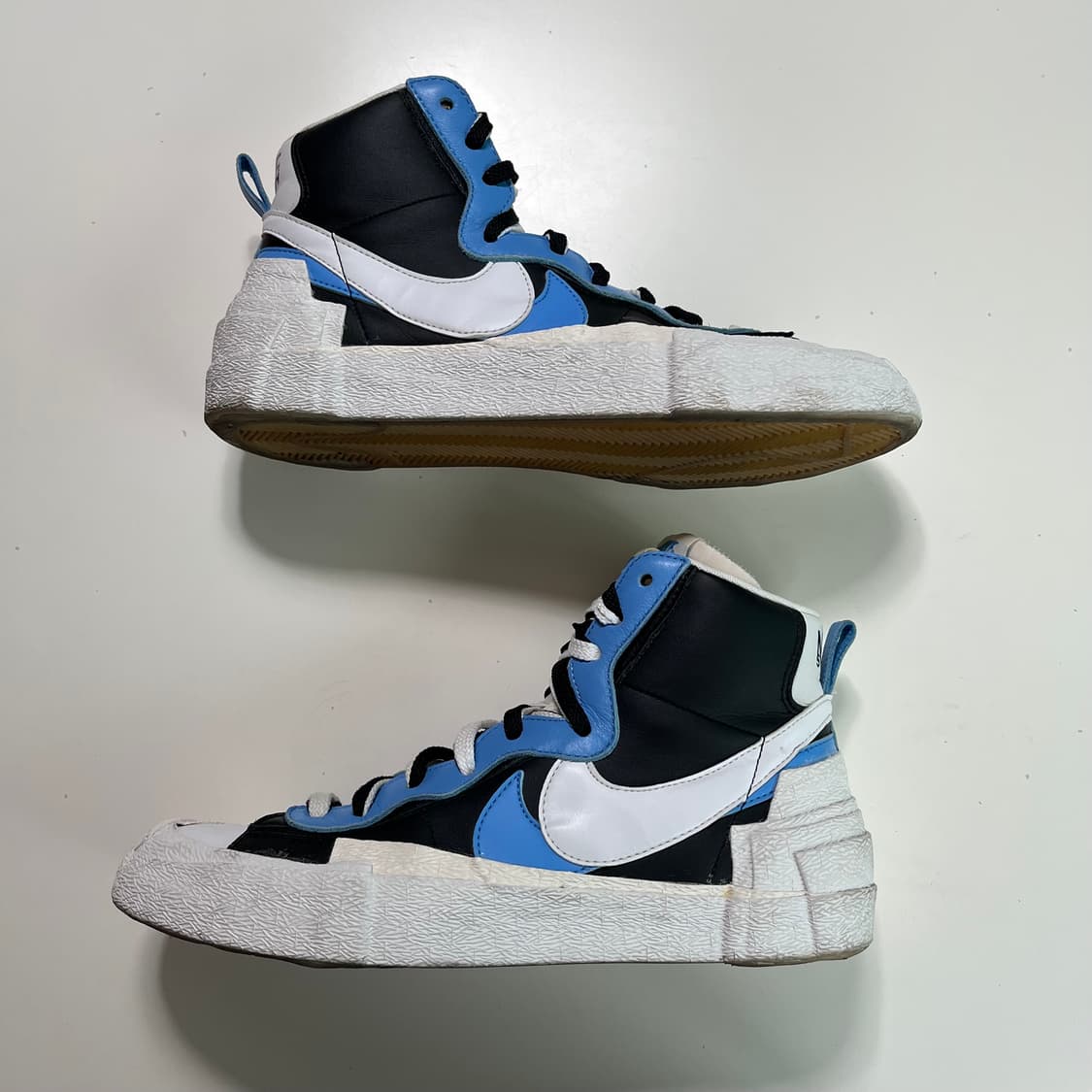 나이키 x 사카이 블레이저 미드 화이트블루 상품이미지1