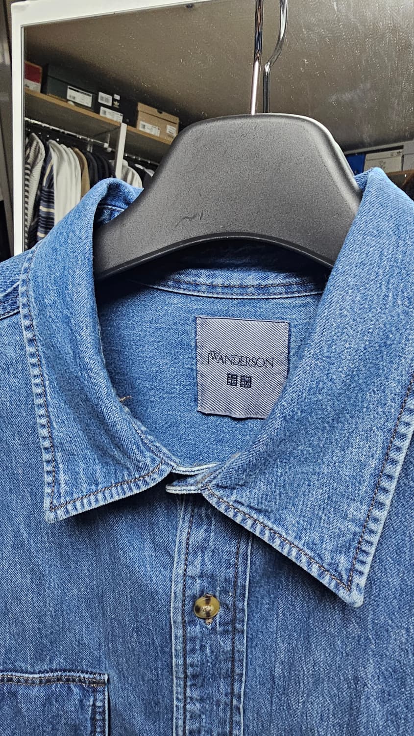 유니클로 jw앤더슨 데님셔츠 xxl 상품이미지2