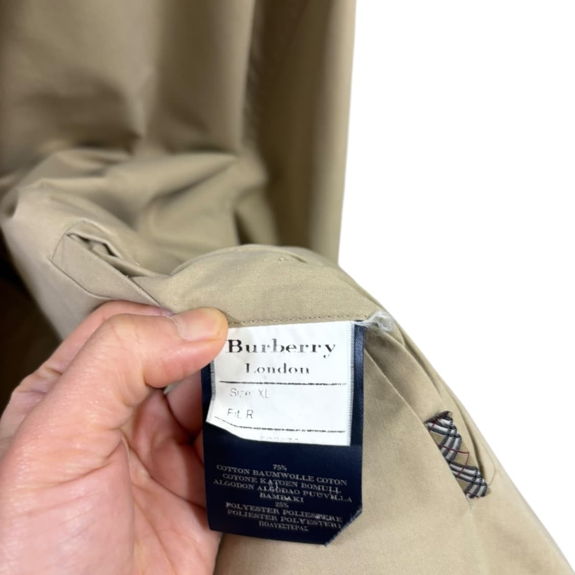 정품) 버버리런던 리버시블 자켓 상품이미지6