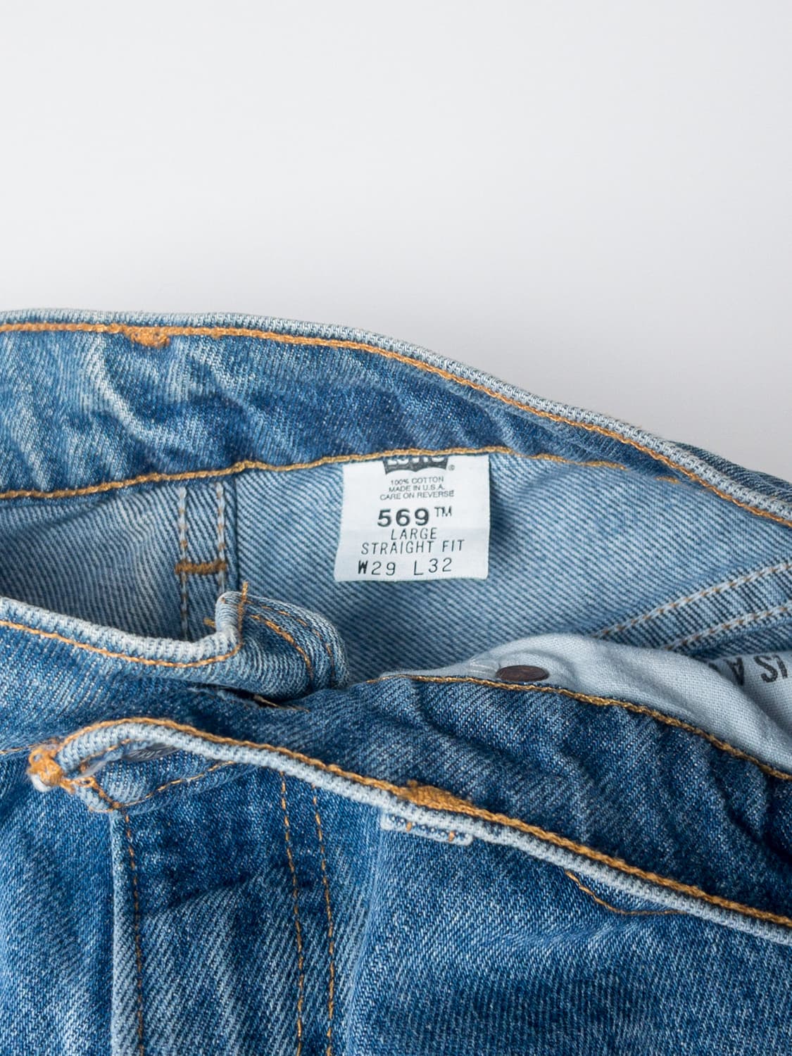 90's 미제 리바이스 569 라지 스트레이트 핏 29x32 상품이미지3
