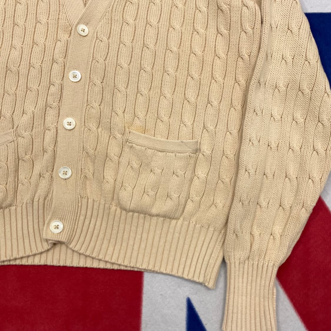 폴로 가디건 95 실측 L  상품이미지4