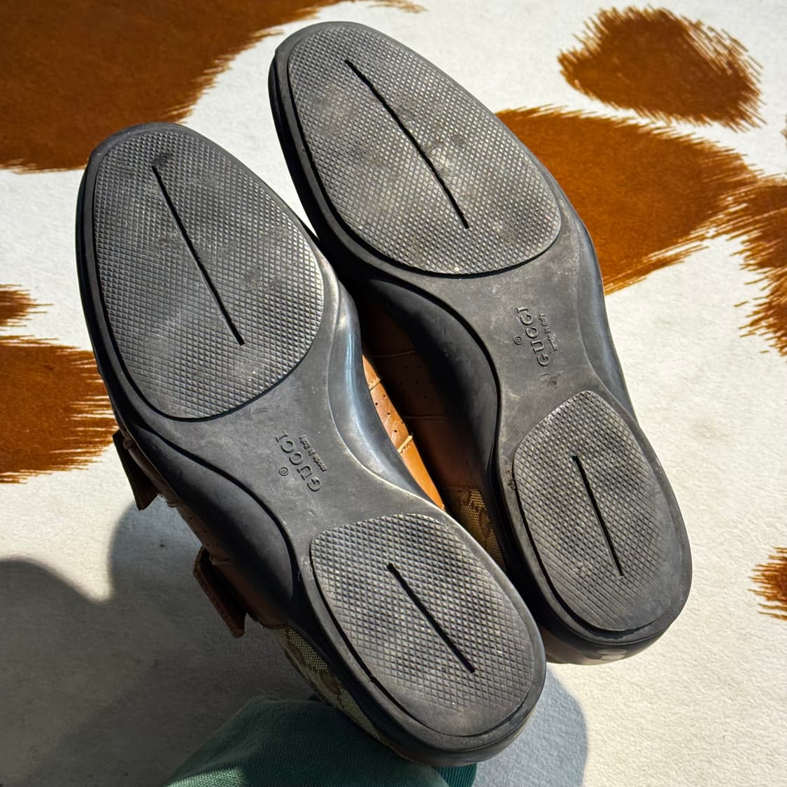 구찌 아카이브 00s 레더 벨크로 슈즈 43 (280) 상품이미지9