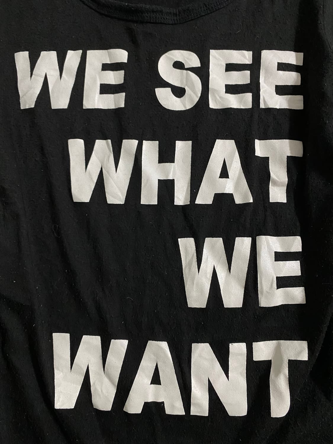 [PARK GIRL] WE SEE WHAT WE WANT Print Sl 상품이미지3