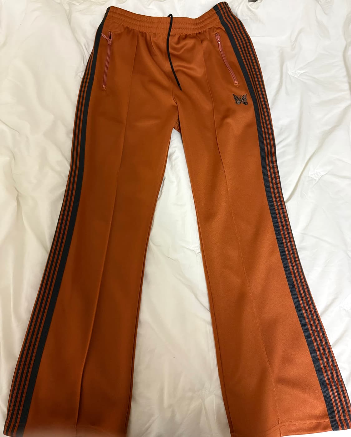 니들스 트랙 팬츠 S 오렌지 상품이미지1
