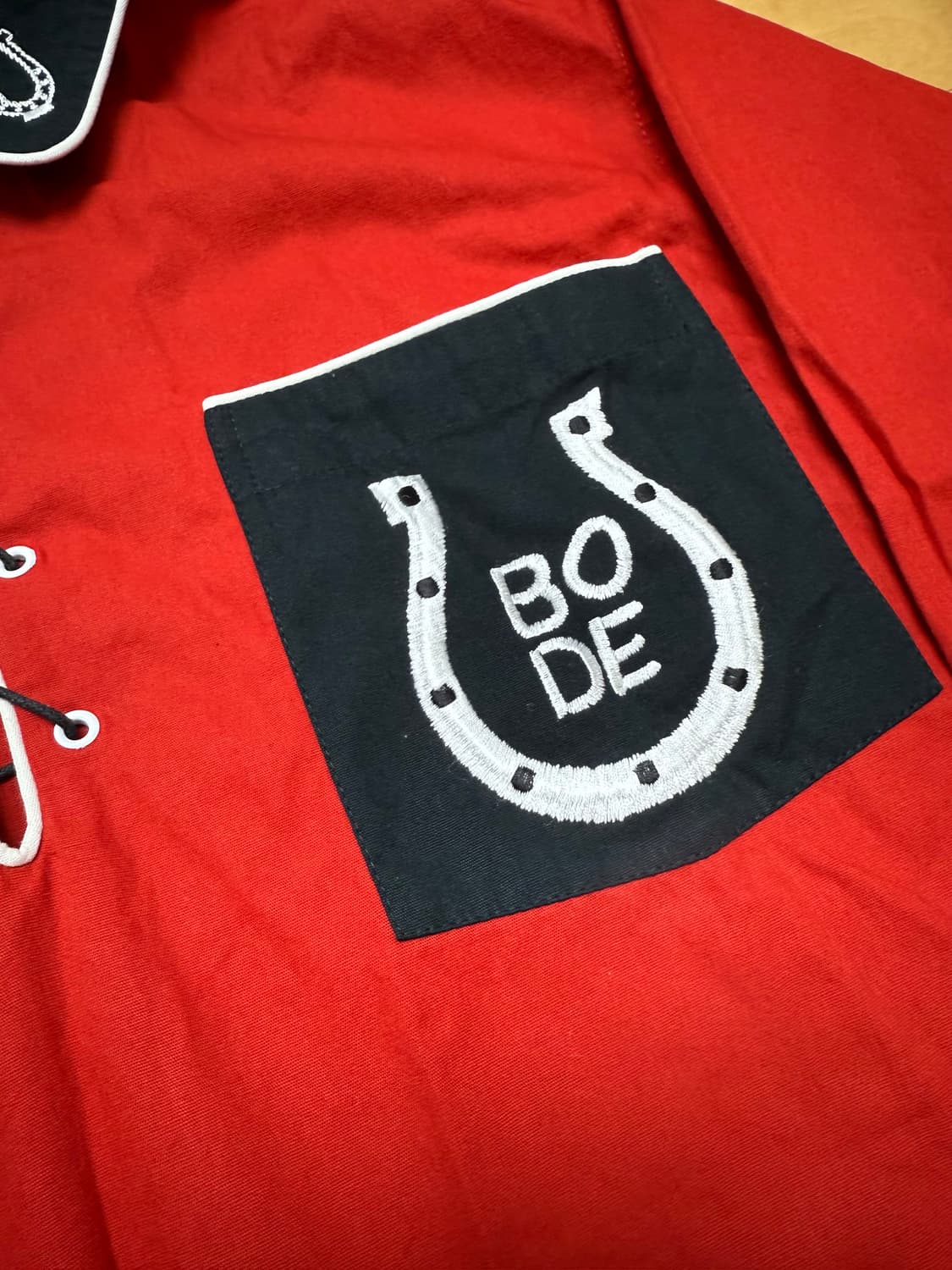 Bode 보디 레이스업 웨스턴 셔츠 xl [새상품] 상품이미지5