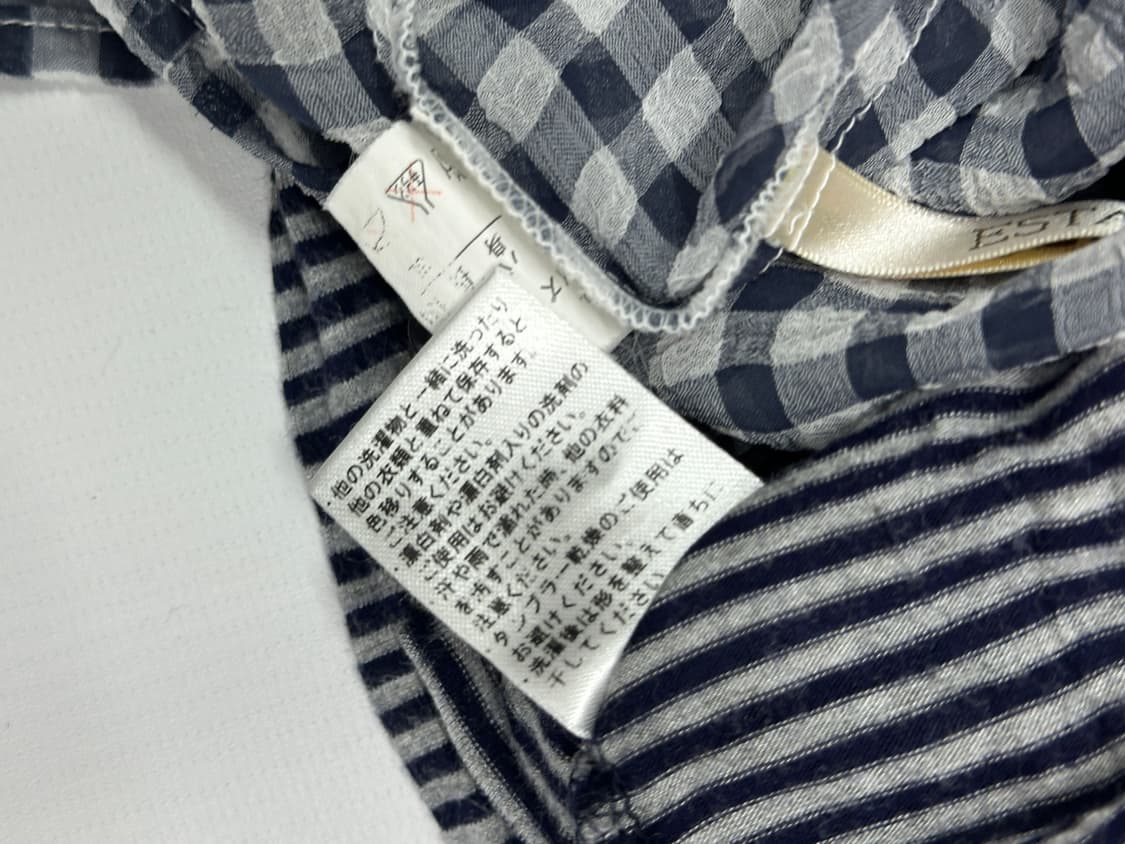 🩶하구미의 핀터 코디세트🩶 체크 블라우스 미디스커트 에스닉 빈티지 상품이미지7