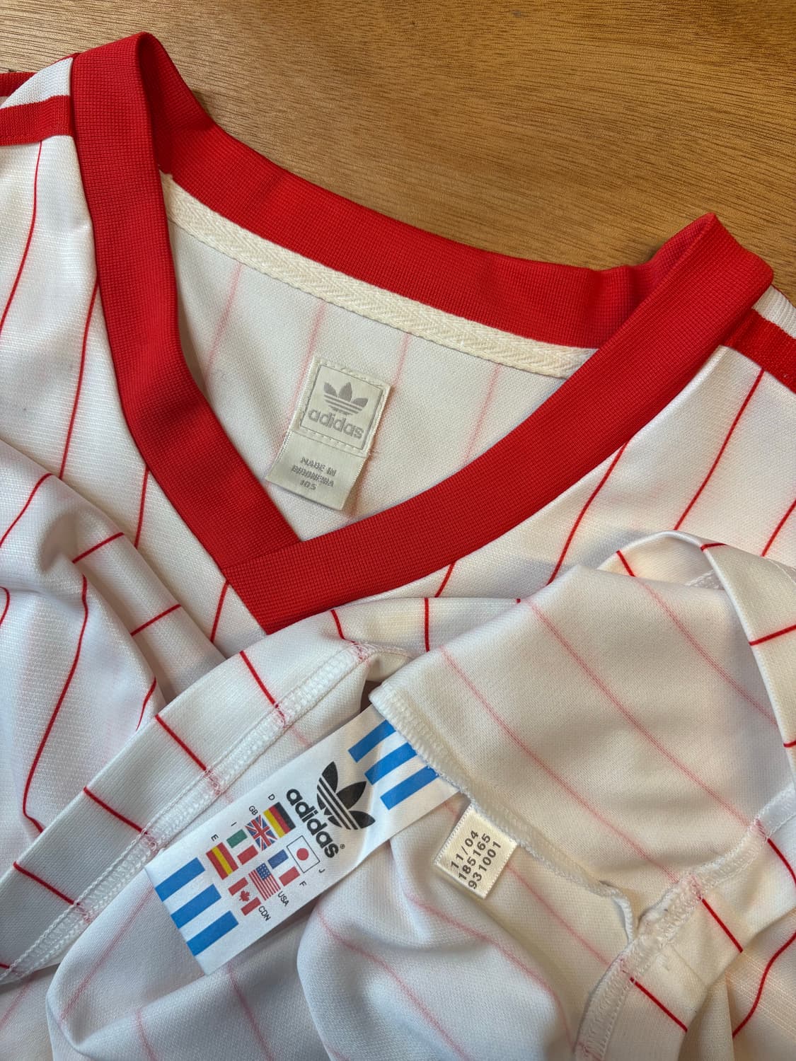 Adidas CCCP Red Stripe V Neck Shirt 상품이미지8