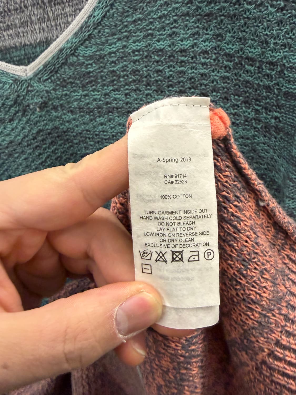 아르마니 익스체인지 V넥 니트 스웨터 M 상품이미지6