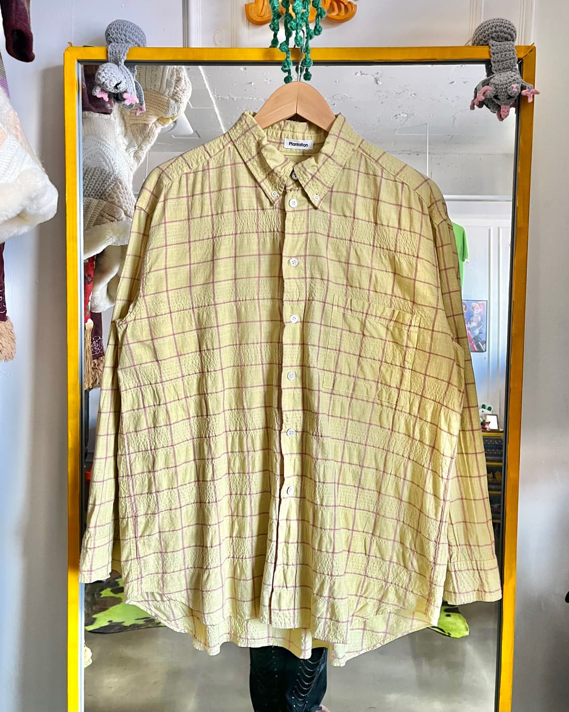 1990s ISSEY MIYAKE Plantation Big Shirt 상품이미지3