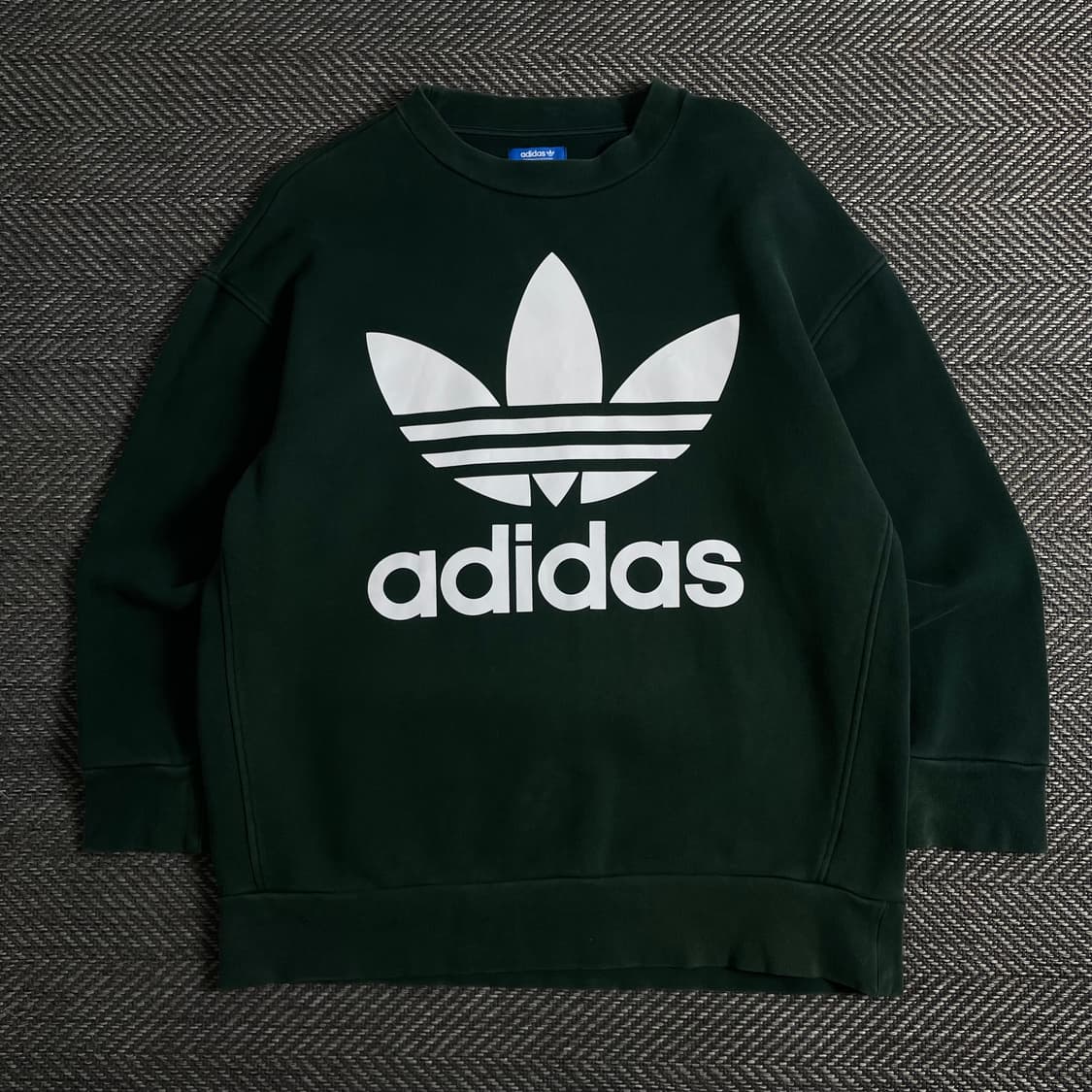 아디다스 트레포일 빅로고 박시핏 크루넥 스웻 셔츠o 3786 상품이미지1