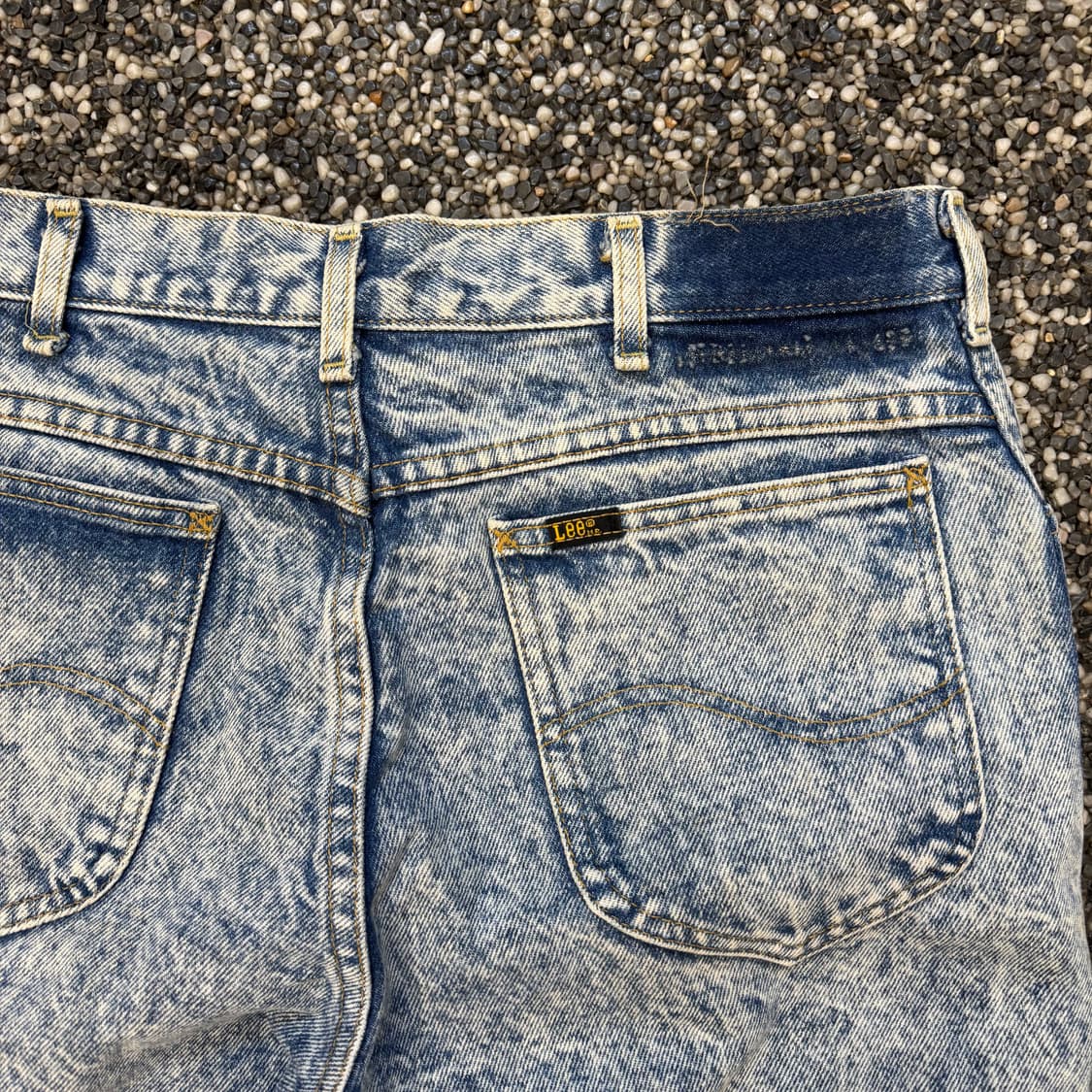 90s Lee 라이더스 블리치 워싱 데님 made in USA (32) 상품이미지4