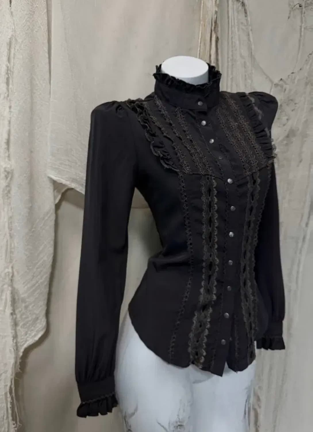 오즈온 Ozzon 고딕 블라우스 상품이미지1