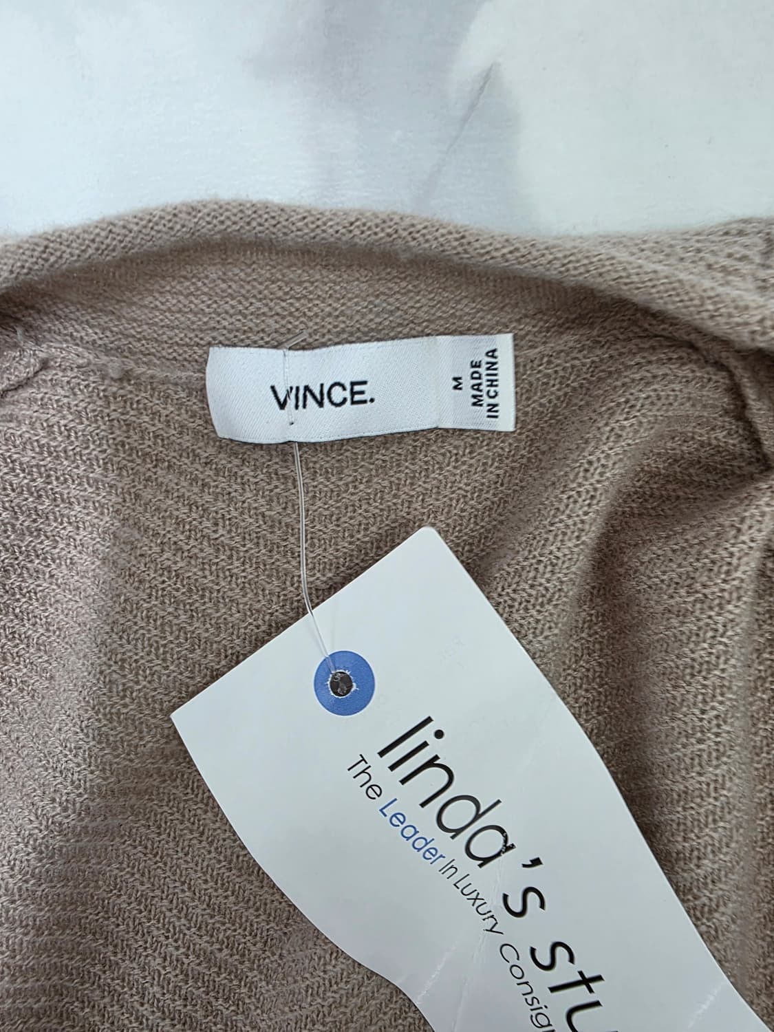 한섬 VINCE 빈스 캐시미어 벨트 니트 가디건 F 새상품 상품이미지8