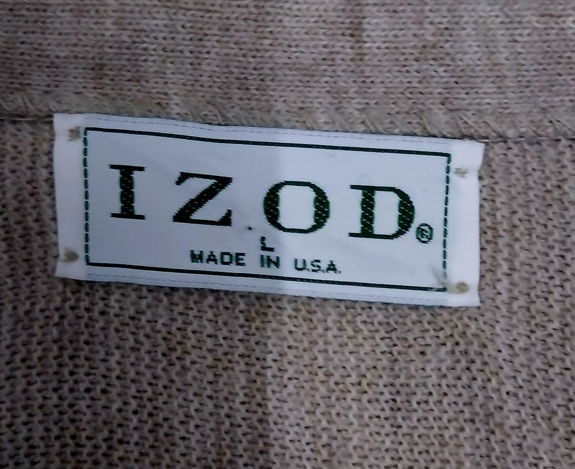 80s USA 빈티지 IZOD 가디건 105-110 상품이미지3