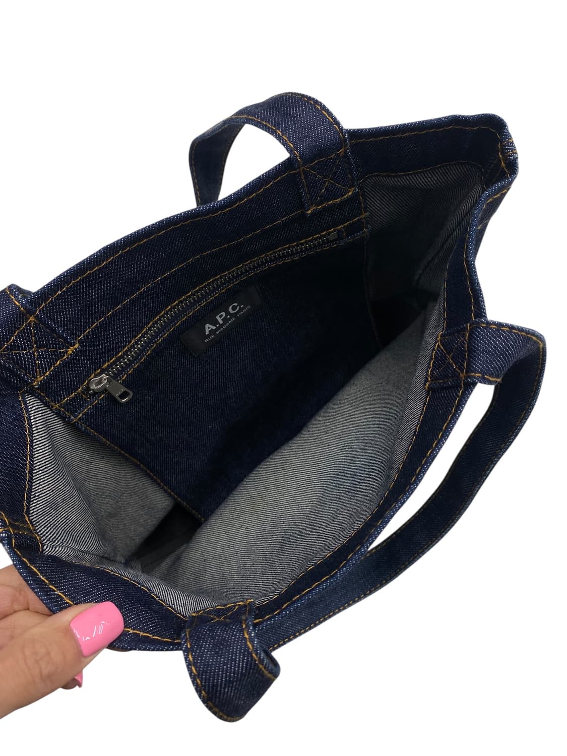 A.P.C 아페쎄 데님 숄더백 상품이미지3