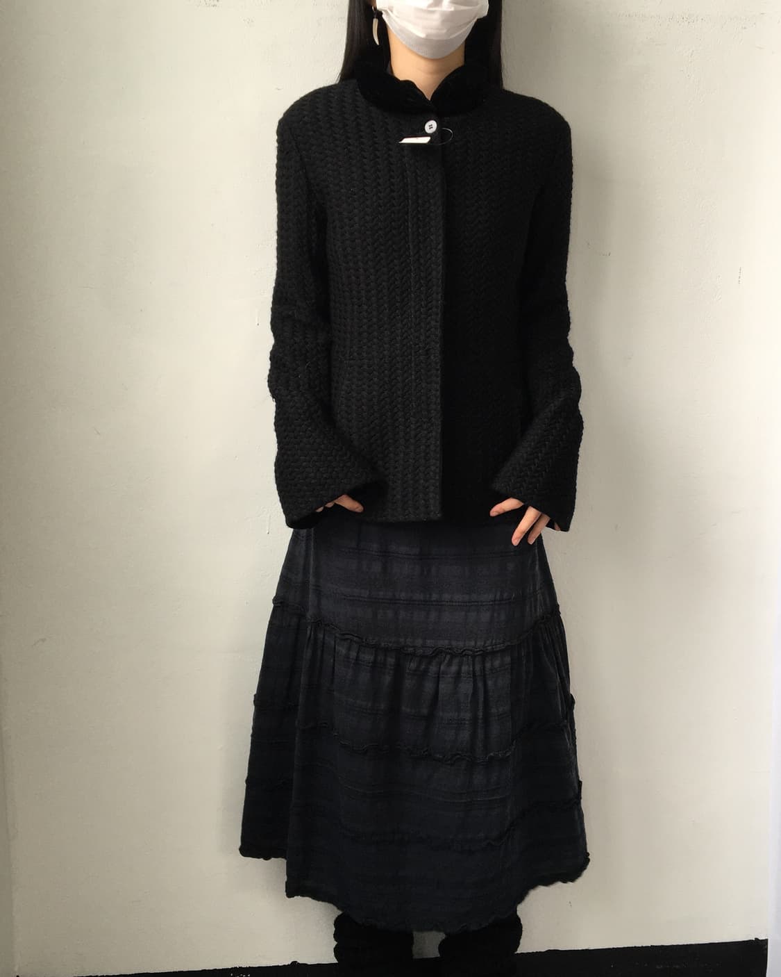 Collar point pattern jacket 상품이미지1