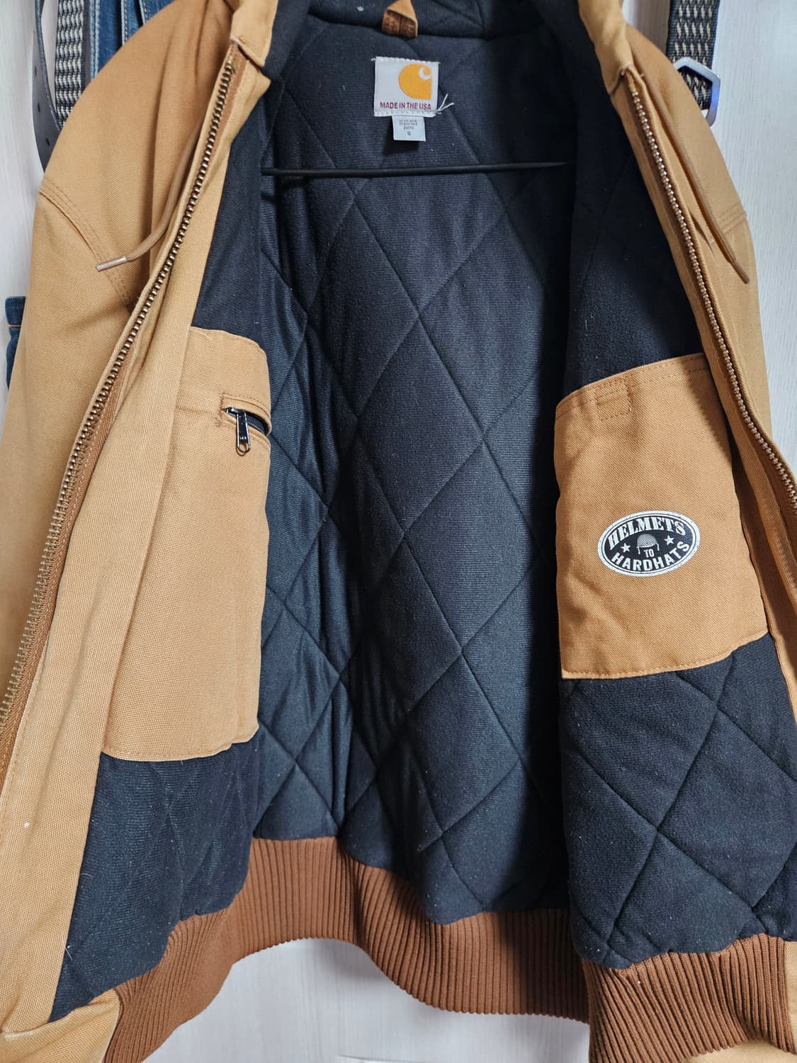 J140 칼하트 덕 액티브 후드 자켓 빈티지 s표기 상품이미지4