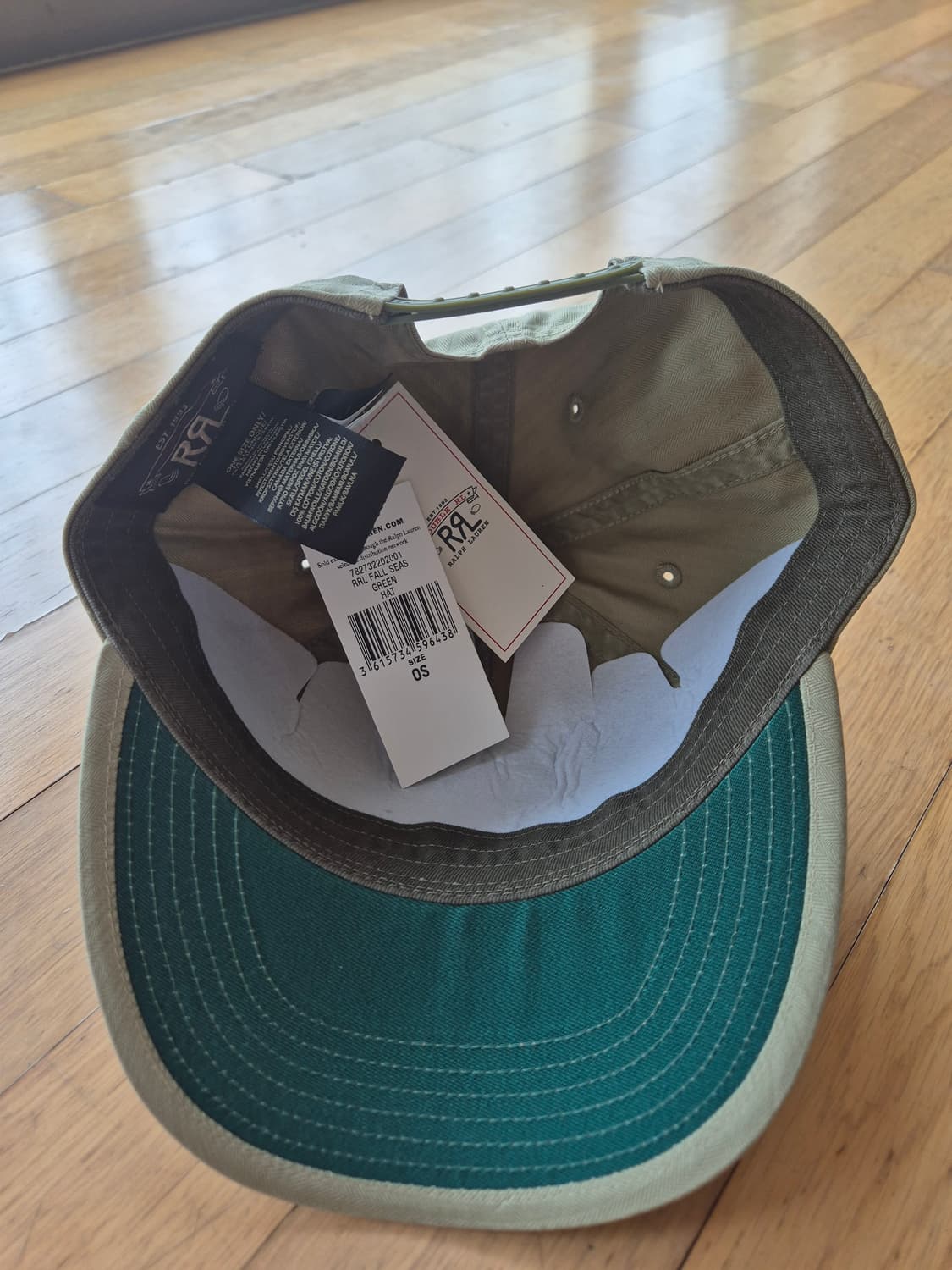 rrl 볼캡 올리브 그린 상품이미지3