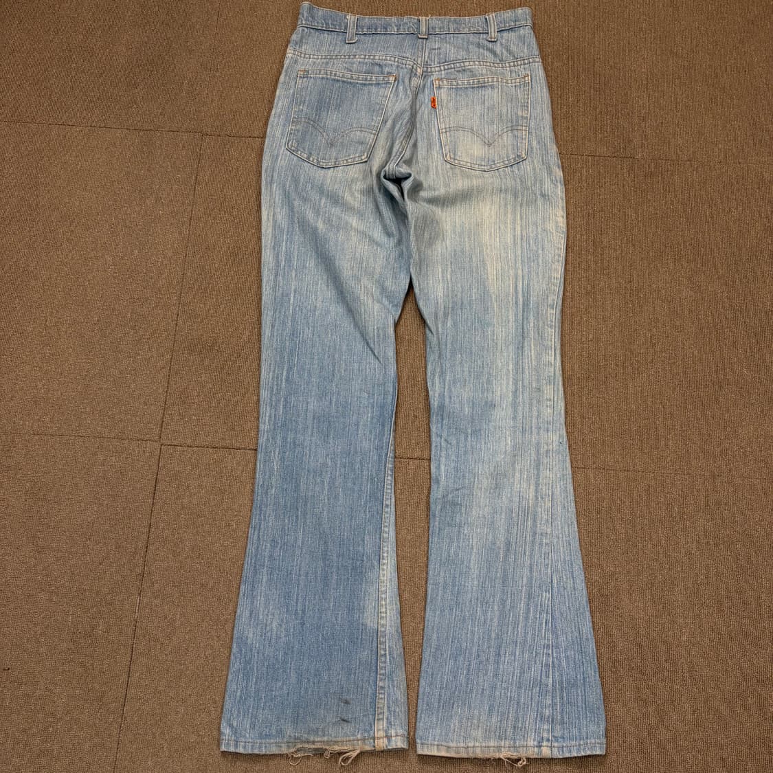 70s levis 리바이스 646 벨바텀 오렌지탭 부츠컷 데님 상품이미지8