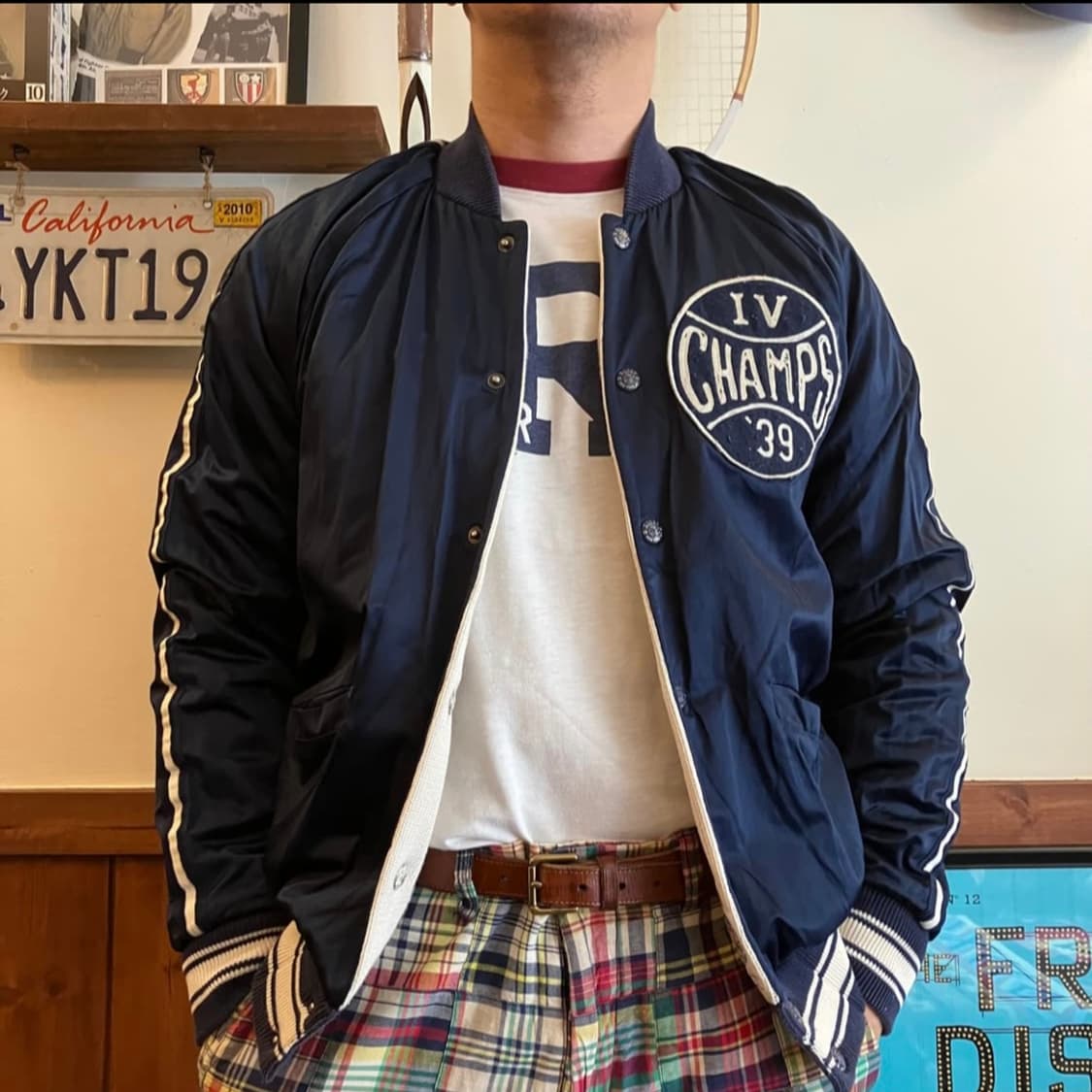 럭비 랄프로렌 리버시블 바시티 자켓 상품이미지9