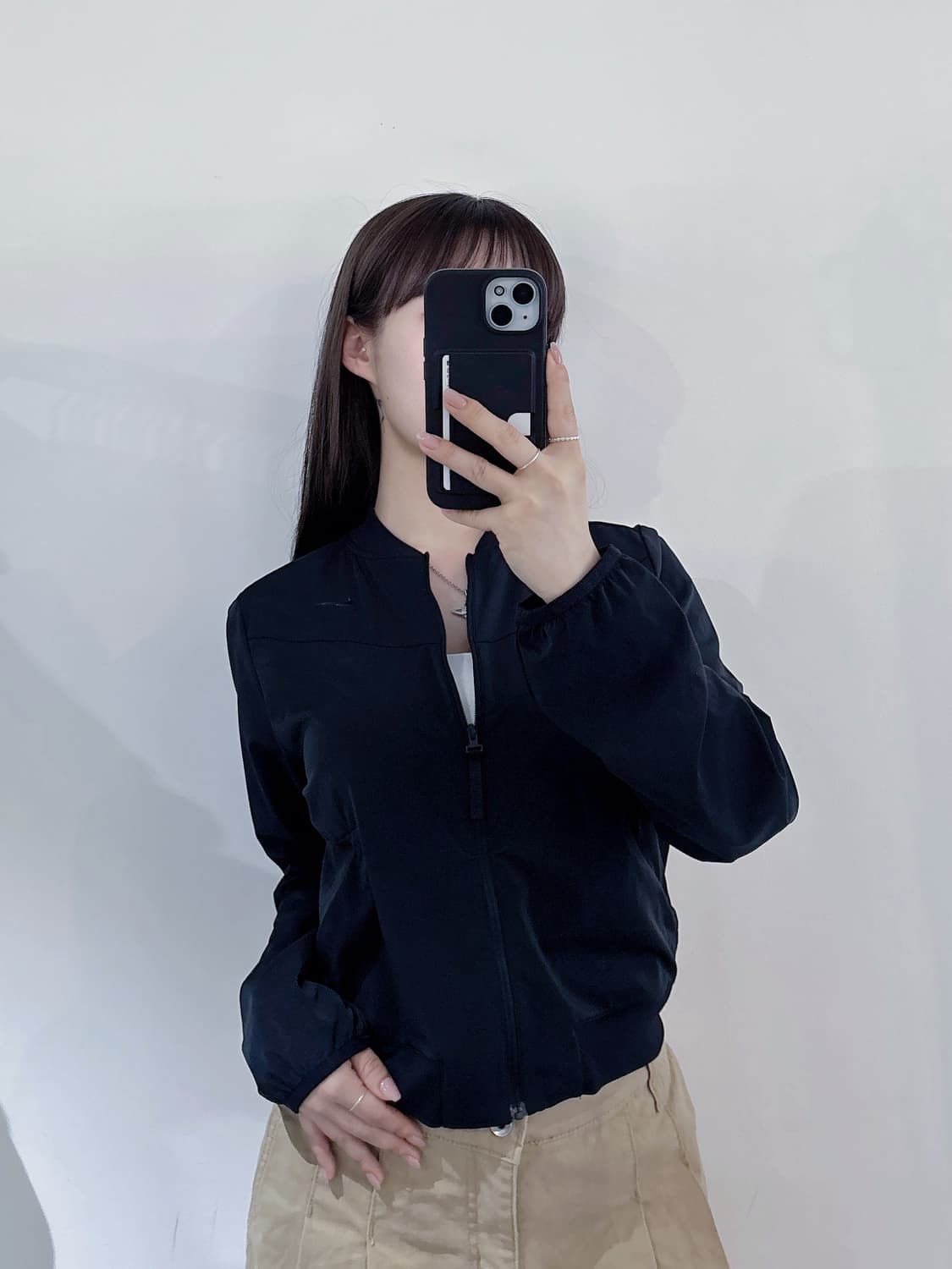 나이키 블랙 스우시 자켓 상품이미지1