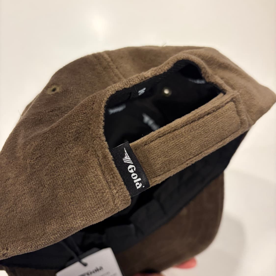 골라 gola 클래식 볼캡 브라운 빈티지 모자 상품이미지3