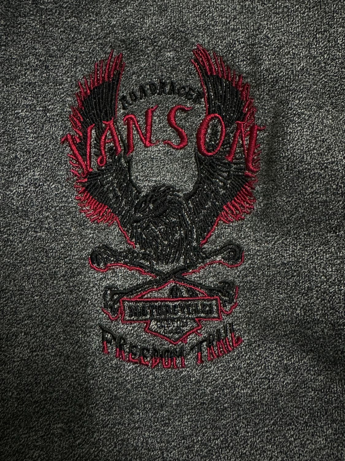 Vanson Eagle Hooded Zip-Up 상품이미지4