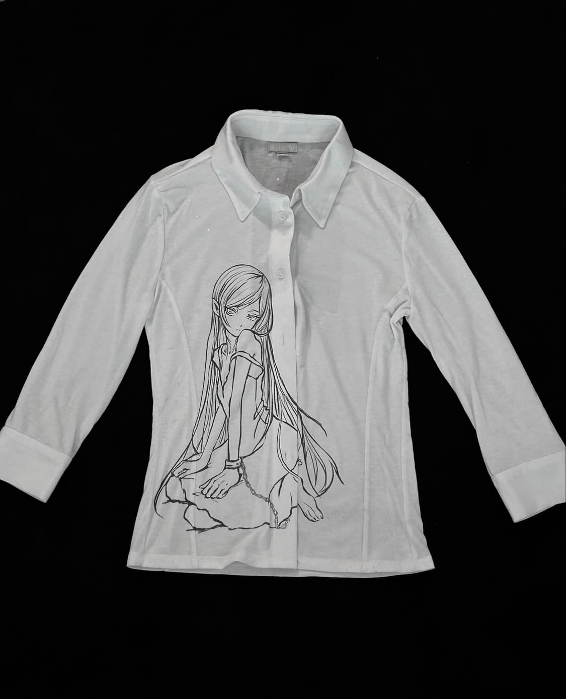 Bonnae Three-quarter Sleeve Shirt 상품이미지1