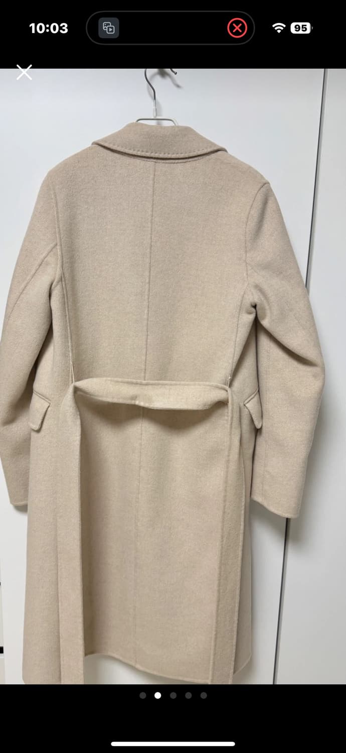 올리브데올리브 울 핸드메이드 코트 1사이즈 상품이미지2