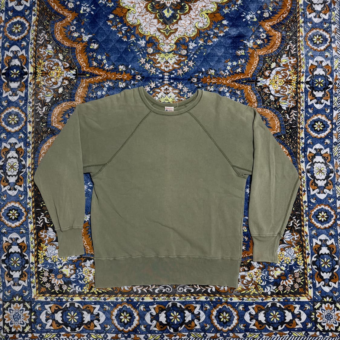 챔피온 재팬 로체스터 올리브 스웻셔츠 상품이미지1